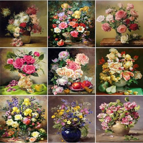 Photo Custom Full Round flowers Diamond Painting 5d Diamond Embroidery Cross Stitch Diamond Mosaic Kits 2020 Home Decor Gift