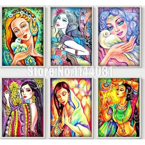 5d Diy Diamond Painting Cross Stitch Belly Dance Woman Diamond Embroidery Crystal Full Diamond Mosaic Pictures Needlework