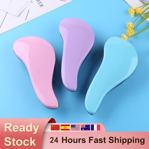 Massage Hair Brush Hair Comb Shower Handle Detangle Hairbrush Combs Salon Styling Tools Hairdressing Massager