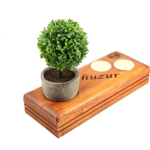 Turcowood the Tranquillity gorgeous Konseptdekoratif Natural Wooden Candle Holder