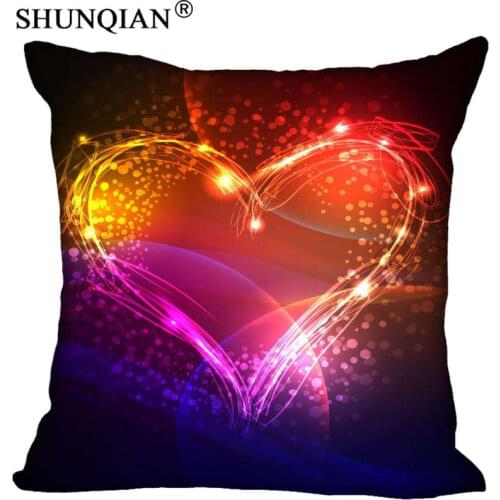 New Arrival Heart Pillowcase Wedding Decorative Pillow Case Customize Gift For Pillow Cover 35X35cm,40X40cm(One Sides)