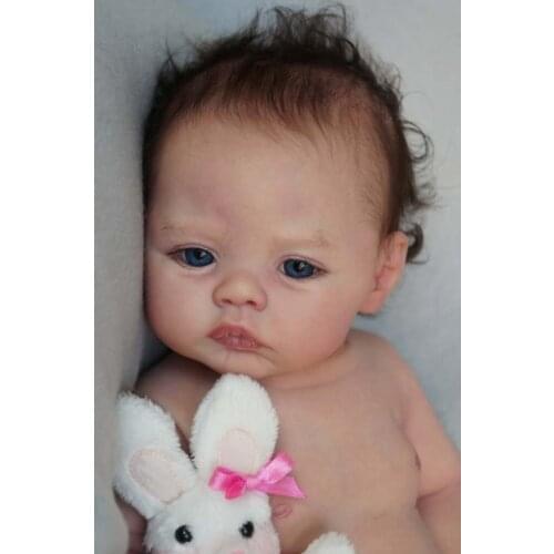 NPK 17inch Meadow Premie size Reborn Doll Kit Popular Soft Touch Lifelike fresh color