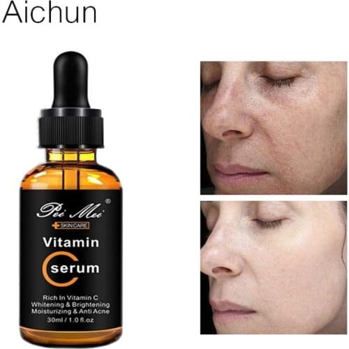Vitamin C Whitening Face Serum Retinol C Hyaluronic Acid Moisturizing Firming Anti-Aging Ant-Wrinkle Anti Acne Essence Skin Care