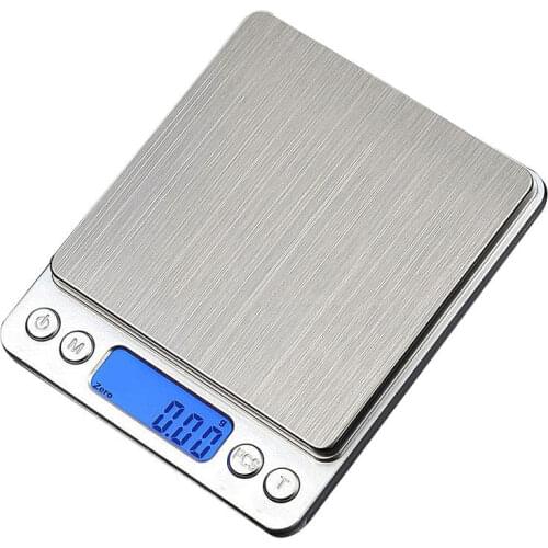 SANBEI 500g 0.01g Pocket Digital Weight Scale Electronic Kitchen Stainless Steel LCD Display Pocket Digital Weight Scale