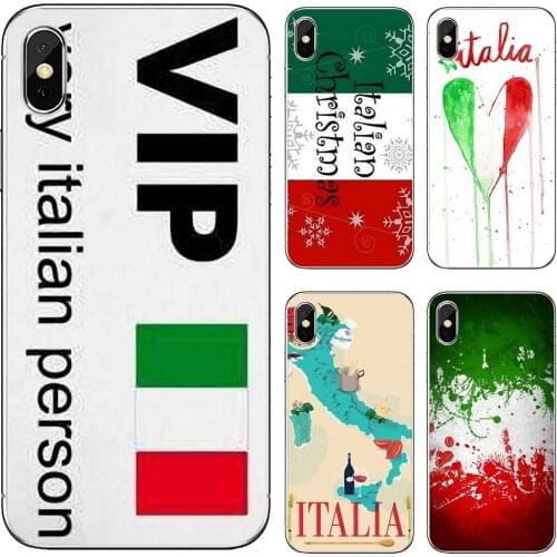 For Huawei Honor 6 6A 7 7X 7A 7C 8 8C 8X 9 9X 10 10i 20 Lite Play Pro Italy-Flag-IT-Eagle-Map-Banner Silicone Phone Shell Cover
