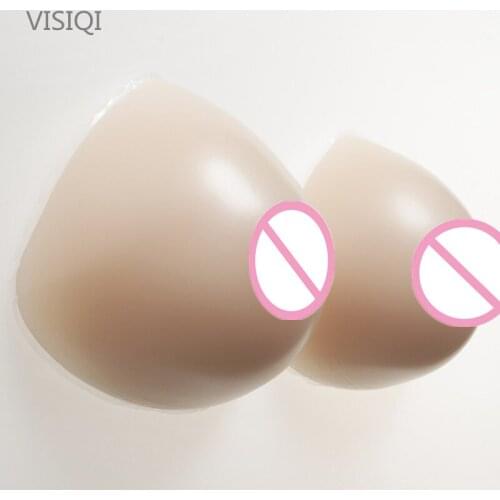 Triangle silicone breast 2.8kg/pair large silicon boobs insert bra silicone breast enhancers crossdresser