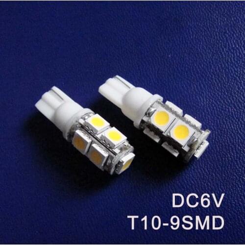 High quality 6V 6.3V 158,168,194,912,W5W,501,T10 Wedge Led Warning Signal Indicator Light Pilot Lamp free shipping 500pcs/lot