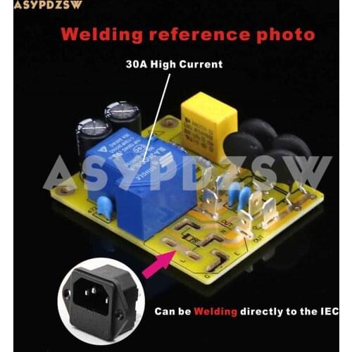 High power soft start board 30A 250VAC anti-shock protection Can directly weld IEC