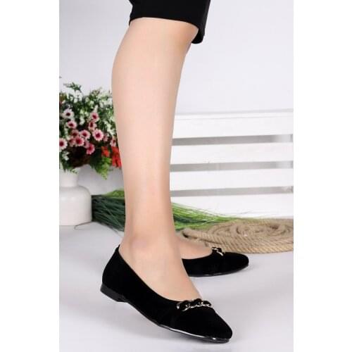 Woggo Pnt 439043 Suede Casual Women 'S Ballerina Shoes