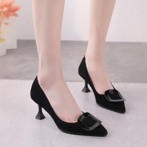 ASHIOFU New Handmade Ladies High Heel Pumps Slip-on Party Prom Shoes Pointed-toe Fashion Evening Court Shoes Large Size XND555