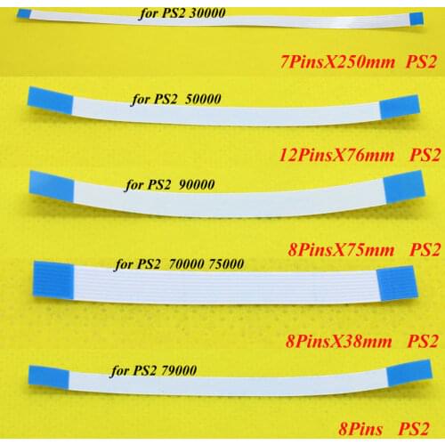 1Piece Power Reset Switch Ribbon flex Cable for PS2 30000 3W 50000 5W 70000 7W 7W7 7W9 90000 9W Controller Repair Part