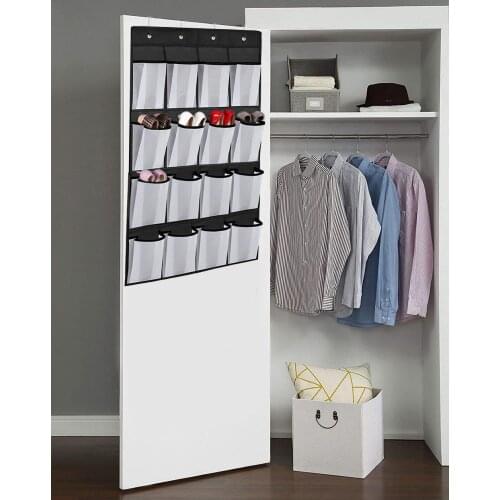 16 Pockets Over The Door Hanging Pantry Organizer And Storage Hung On The Closet Door To Organize Jewelry Rack Of The Cabinet