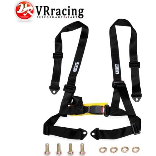 2" Universal 4PT 4 Point Racing Seat Belt Safety Harness For Racing Seat&Go-kart Seat Black/Blue/Red Car Accessories VR-SHS01