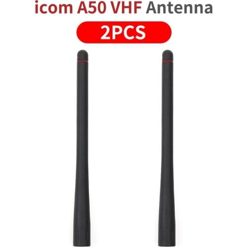 2 Pcs VHF 136-174MHz Antenna Extendable A50 Antenna for ICOM Ham Radio