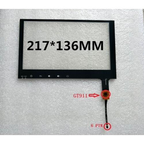 217*136 9 inch android navigation touch screen JTS175-090 IC:GT911 6 pin