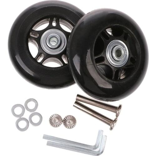 360 Swivel Luggage Mute Wheel Suitcase Replacement Repair Wheels Accessory