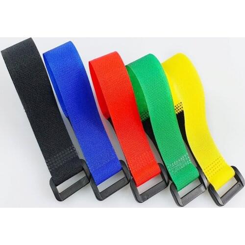 5Pcs 200mm Magic sticker Lipo Battery Nylon Strap RC model anti-buckle tape Reusable Antiskid Tie belt strap