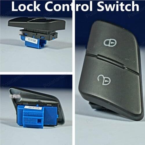 Polarlander Front Left Central Locking 3C0962125b Car Door Switch Lock Control Switch Driver Side Door Lock for Old R/elease
