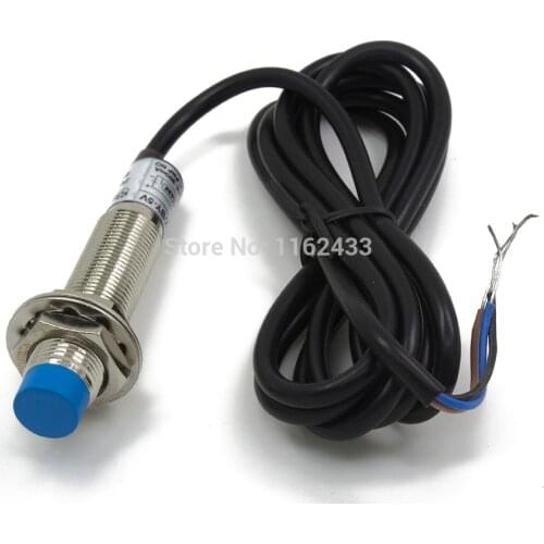M12 4mm sensing DC 5V PNP NO LJ12A3-4-Z/BY-5V cylinder inductive proximity sensor switch work voltage 5VDC special for MCU