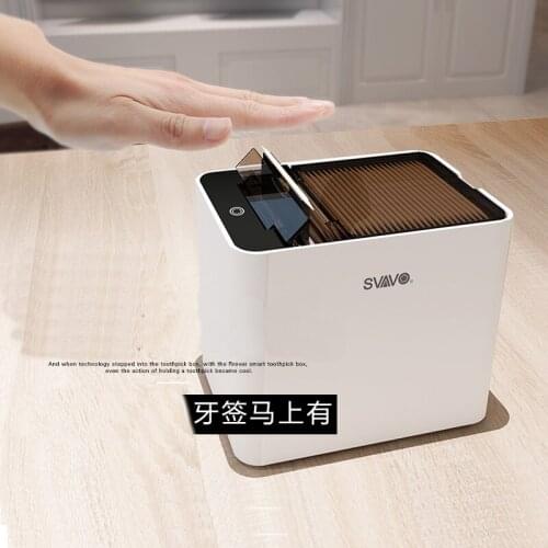 Creative intelligent automatic induction toothpick box Stylish unique home Hotel Convenient toothpick holder