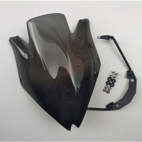 Motorbike Windshield Windscreen Bracket for Kawasaki Z750 Z750R Z 750 2007 2008 2009 2010 2011 2012 High Quality Smoke Clear