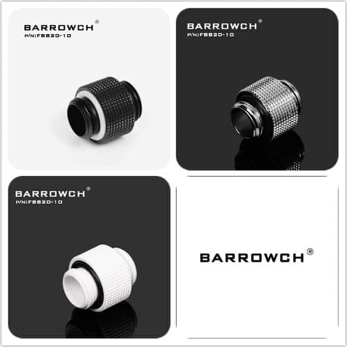 Barrowch FBB2D-10 FBB2D-05 Butted fitting,Dual Male G1/4",Mini/Standard Extender,water cooler heatsink gadget