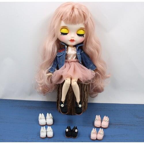 Fashion Rabbit Toy Shoes Blyth doll Fur Boots shoes Size can be chosen for 1/6 BJD ICY DBS