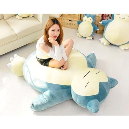 [New] Large Size 150cm Anime Soft Animal doll Plush Toys Pillow Bed Only Cover(No filling) with zipper kids gift