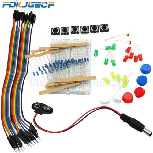 Starter Kit UNO R3 Mini Breadboard LED Jumper Wire Button for arduino Diy Kit