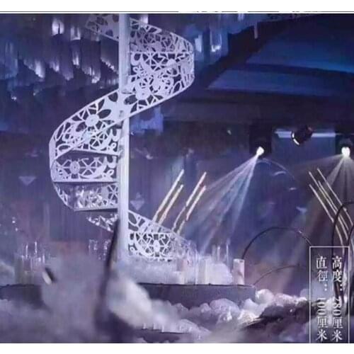 New style wedding props tieyi staircase rising fast revolving tieyi staircase wedding decoration props