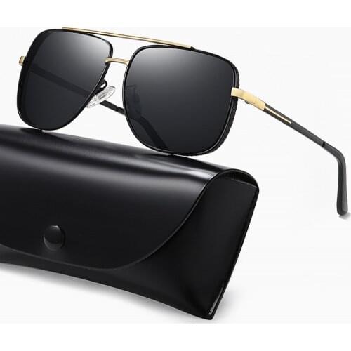 Men Vintage Alloy Polarized Sunglasses Classic Brand Rays Sun Glasses Coating Lens Driving Shades for Men/Women