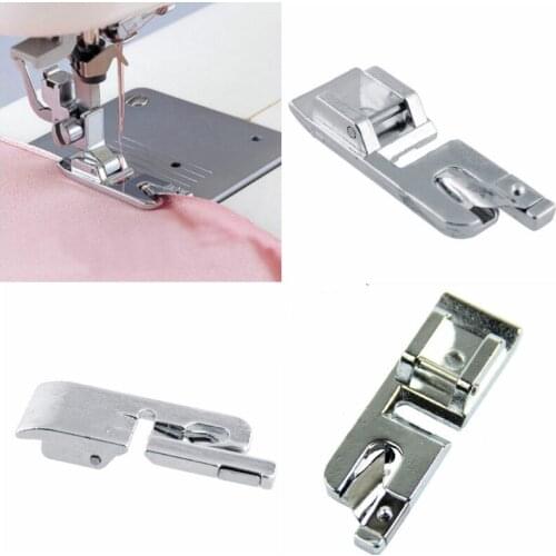 Hot Sale 1Pcs Rolled Hem Curling Presser Foot For Sewing Machine Singer Janome Sewing Accessories