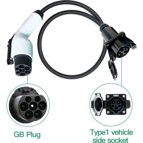 Type1 Socket to GB Charging Plug