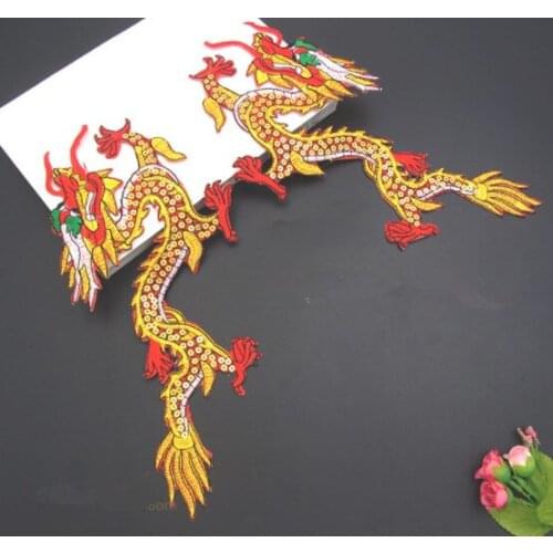 A3 Sewing supplies Dragon Cloth Sticking Opera Clothing Embroidery Dragon Back Glue Dragon National Dance Clothing Embroid