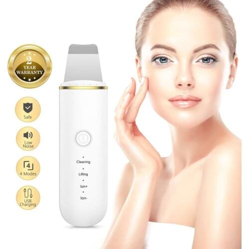 Ultrasonic Skin Cleaner Facial Cleaner Ion Acne in Addition to Black Spots Acne Exfoliating Face-lifting Beauty Skin Care Tools