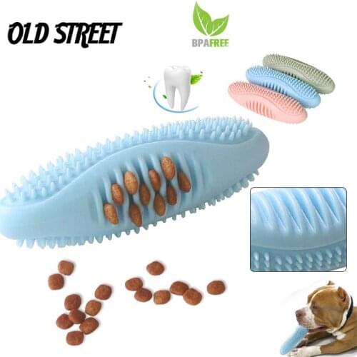 Dog Chew ToysPet Dog Chew Molar ToysDog Educational ToysDog Teeth Cleaning Stick Teeth Cleaning ToysSqueaky Silicone Dog Toys