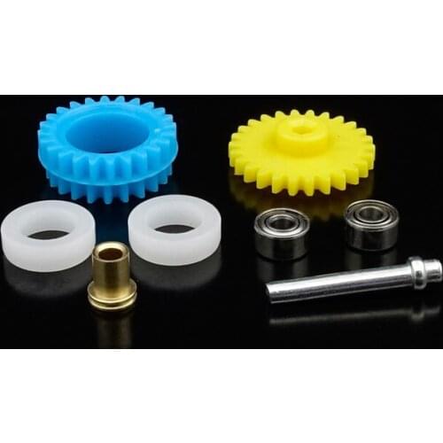1/2/3 Sets 15432 3.5:1 Gears Pinion Rear Driver Gear 15357 With 520 Bearings Set For S2/AR/VS Chassis Tamiya Mini 4WD Car Model