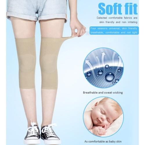 1Pair Self Heating Support Knee Pad Knee Brace Warm for Arthritis Joint Pain Relief Injury Recovery Belt Massager Leg Warmer