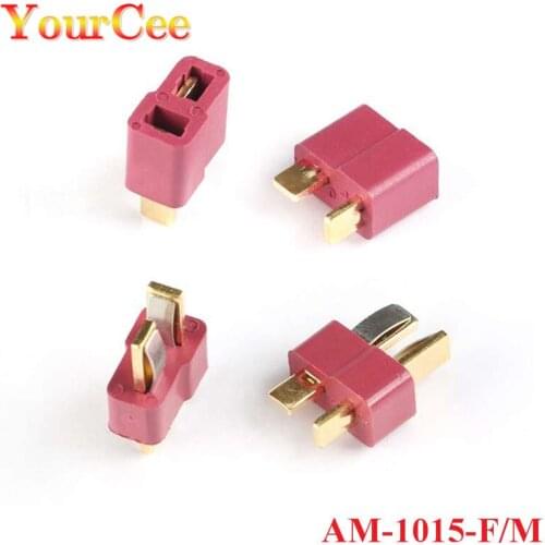 10Pcs AM-1015-F(female) AM-1015-M(male) T Plug Male & Female Connectors Style For Electric Smart Scooter Connector