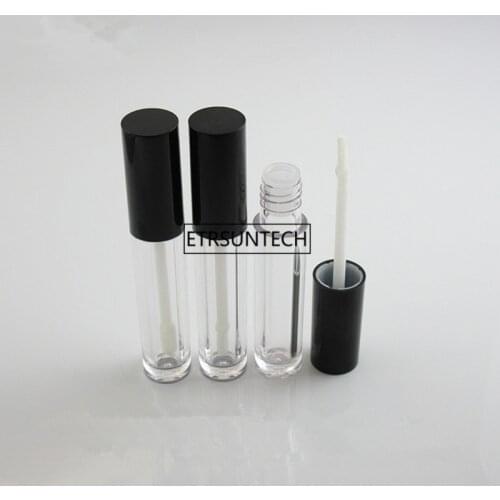 100pcs 5ml Empty Clear Liquid Lipstick Refillable Bottle DIY Cosmetic Lip Gloss Tube Balm Container Travel F3701