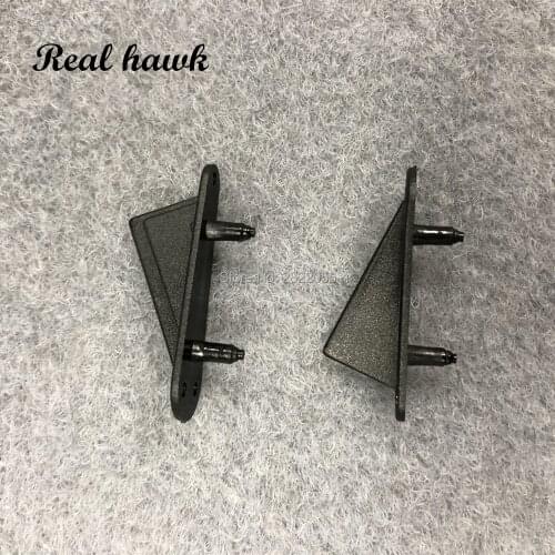 4pcs Black triangular nylon fixed tip protector wing retainer Wing Skids Prevent wing friction damage fixed-wing aircraft parts