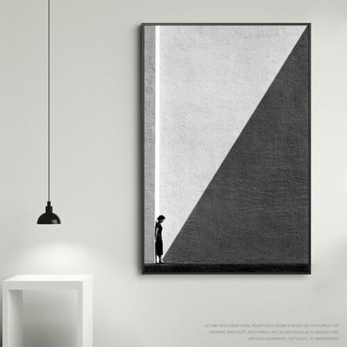 MUTU Abstract Poster Black And White Photography Canvas Painting Pictures For Living Room Modern Home Decor Painting Wall Art