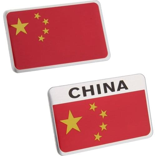 Car Styling Auto Car Sticker Emblem Badge Decal For China Flag For Haval Chery Honda Toyota Alfa Romeo Abarth BMW Opel Chevrolet