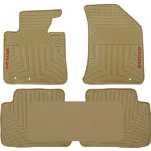 Car Rubber Feet Pads Floor Mat Non-Slip Mats Feet Rugs For Kia Sportage R 2010 2011 2012 2013 2014 2015 20162017 Left Hand Drive