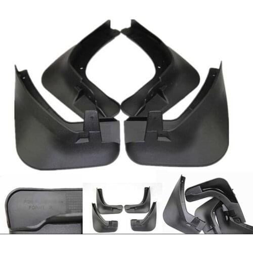 4pcs Premium Auto Front&Rear Heavy Duty Molded Flares Splash Mud Flaps Guards Fenders For Renault Fluence 2008-2016
