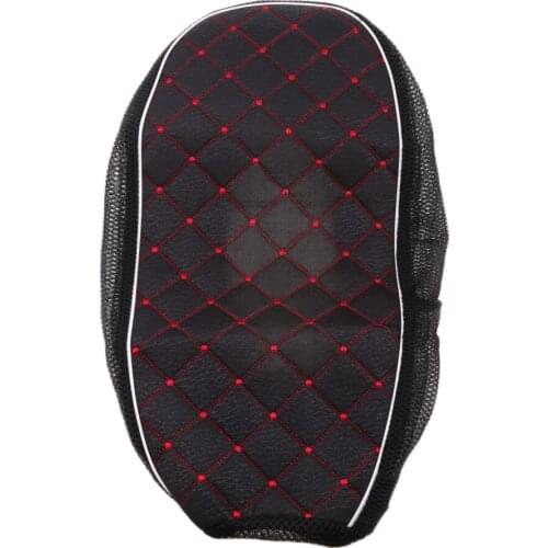 Black Seat Cushion Protector Cover for Motorbike Scooter High Elasticity