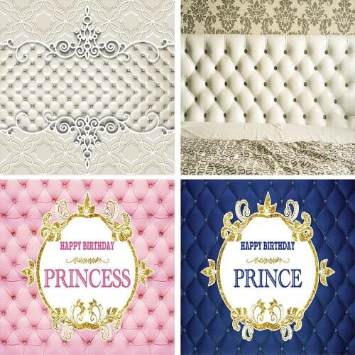 Birthday Party Headboard Carved Pattern Customized Photography Background For Photo Studio Family Photocall Photography Backdrop