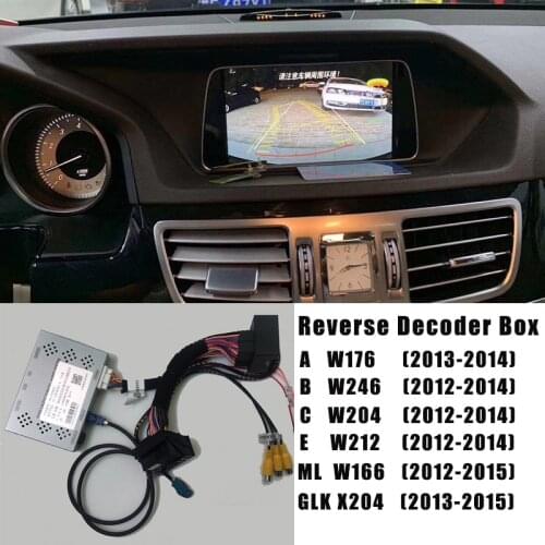 Car camera interface for benz 2012-2015A B C E GLK ML w176 w246 w204 w212 w166 x204 reverse camera adaptor 360 panoramic camera