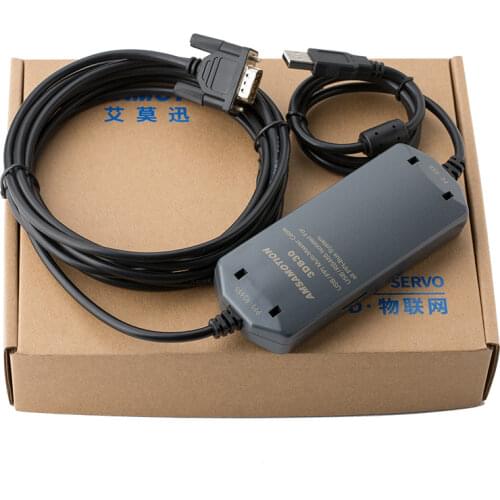 Suitable Siemens S7-200 PLC Programming Cable Industry Grade 3DB30 USB PPI Support SMART 700/1000 TP177A HMI Touch Panel