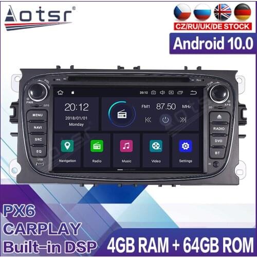 Android Radio Tape Recorder Car Video Multimedia Player Stereo For FORD Focus S-MAX Mondeo C-MAX Galaxy 08-12 Head Unit GPS Navi